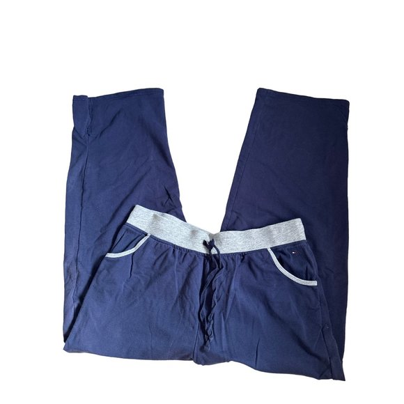Tommy Hilfiger Other - Tommy Hilfiger women’s size XL blue gray elastic tie waist pockets sleep pants